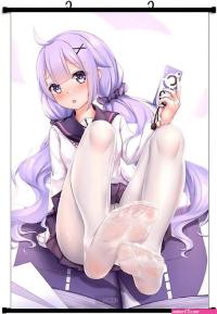 Anime Girl Azur Lane Uni Corn Azur Lane Feet Foot Fetish Living Room Bedroom Home Decoration Gift Fabric Wall Scroll Poster 16x2424x36 Inches :.au: Home