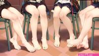 feet Ray artist foot fetishism anime girls artwork