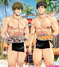 7angelm muscle hot sexy anime boys gay art bara on X: Sosuke Makoto Full set: