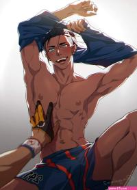Naked anime dudes