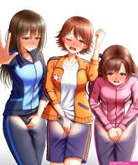 Anime peeing pants