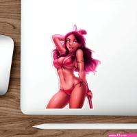 Katara Stripper Waterproof Sticker