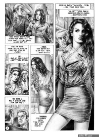 Black and white comics with awesome babes on high heels