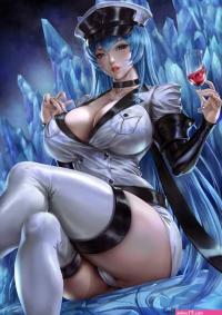 : 5D Diamond Painting Sexy Busty Anime Girls Full Round Drill by Number KitsDIY Craft Paint with Diamonds Arts Embroidery Cross Stitch Rhinestone Decorations 30x40cm 11.8x15.11inches