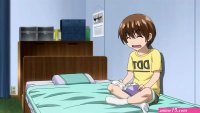 Cute anime blonde tries sex with stepbrother