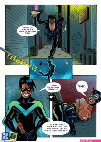 Nightwing and Catwoman Porn Comics by Drawn-Sex BatmanDC Universe Rule 34 Comics
