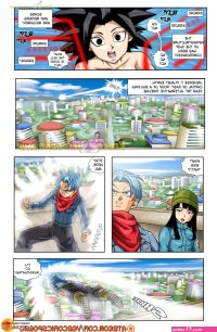 Trunks and Caulifla porn comic