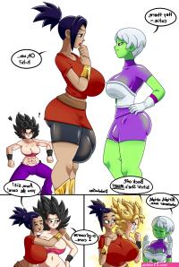 Caulifla x Kale comic porn