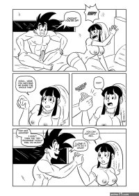 Goku Chichi Wedding Night Dragon Ball