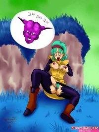 Porn comics Dragon Ball. Ginyu manga Erotic comic began to caress