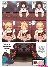 Porn comic Yae Mikos special service. Genshin Impact Sex comic to serve her
