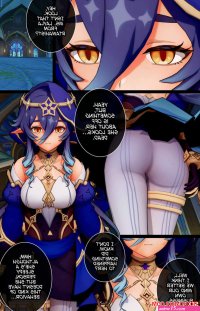 Porn comics Laylas Late Night Training Session. Genshin Impact Erotic comic some fun with