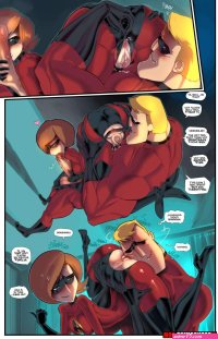 Porn comic Mrs. Incredibutt. The Incredibles. Sex comic Elastic began to