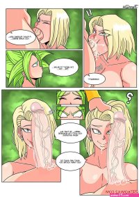 Porn comic Kefla VS Android 18. Bermuda Dragon Ball Super. Erotic comic fun with her
