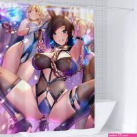 itakkaito Naked Anime Girl Shower Curtain Uncensored Hentai Waifu Manga Anime Character 72 x 72 Inches Polyester Fabric Anime Theme Bathroom Decor Set with 12 Hooks : Amazon.ca: Home