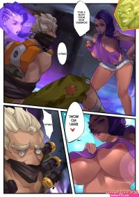 Porn comics Overwatch Bodyswap. Shadow Rat. Chapter 1. ArtofLariz. Erotic comic a guy and