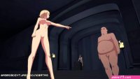 Blonde cutie challenges instructor to join the Succubus Academy