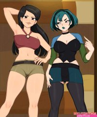 Porn comic Gwen. Total Drama Island. Afrobull Sex comic busty babes are
