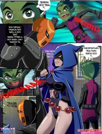 Porn comics Hot Titans. Teen Titans. Kwaiiarts Erotic comic some fun with