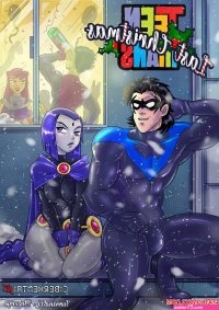 Porn comic Teen Titans. Last Christmas. Macergo. Sex comic and Raven decided