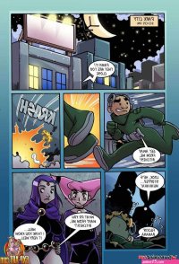 Porn comics Jinx X Raven. Chapter 1. Teen Titans. Comics Toons. Erotic comic were attacked by