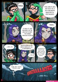 Teen Titans Stranded comic porn