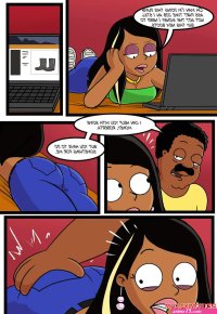 Porn comic A Brown Christmas. The Cleveland Show Sex comic hot brunette beauty