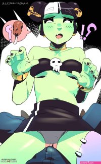 Zombie Girl porn comic