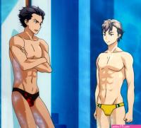 NYSocBoys Beefcake and Bonding: Dive!!: Japanese Anime Featuring Bulges Biceps and Longing Gazes