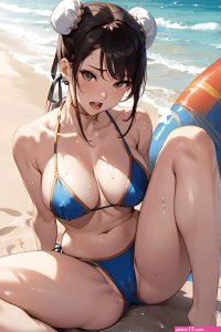 Chun Li Wet Bikini with Cameltoe by WaifuHaiku on DeviantArt