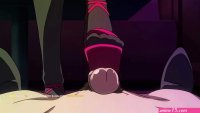 Anime femdom needs her gushy pussy taken care of