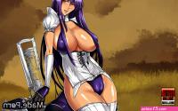 Porn image of anime black maid muscular cosplay cotton long legs created by AI
