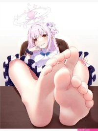 Sexy anime girl feet close up shot Sticker for Sale by CutieFeets