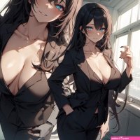 AI Art: Groping for New Original Character173 by ciel