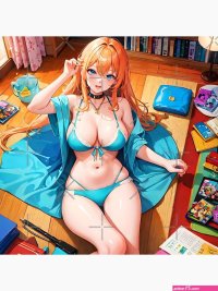 Sexy Big Oppai Anime Girl Art Board Print for Sale by Emporium