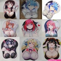 Rem Premium Anime Oppai Mousepad Japanese 2 Way Tricot