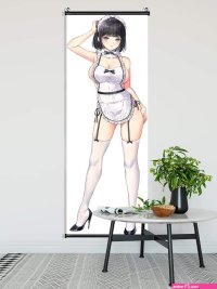 Hentais Waifu Anime Maid Girl Scroll Poster Sexy Girl Naked Oppai Thighhighs Uniform Anime Waifu Scroll Poster Canvas Wall Painting for Home Decor 12x35 Inches : Amazon.ca: Home