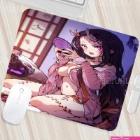 Sex Young Girls Small Mouse Pad Anime Kimetsu No Yaiba Mousepad Cute Nezuko Deskmat Demon Slayer Laptop Gaming Keyboard Mausepad