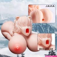 Portable Blowjob Sex Doll Anime Double-Ended Anal Onahole Tamia