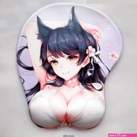 Atago 3D Boob Mouse Pad Anime Boobs Mousepad Azur Lane 3D Oppai Mouse Pads