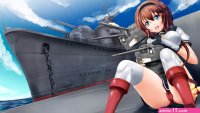 Wallpaper : anime girls Kantai Collection upskirt Teruzuki KanColle short hair cameltoe panties ship 3684x2072