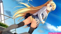 school uniform anime girls panties Koi Suru Kanojo no Bukiyou na Butai upskirt Alice Third Macy