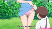 Watch these kids upskirt senpai in public