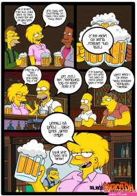 Porn comic Simpsons. Part 16. Caring for a drunk daughter. Os Simpsexys. HQPorno Sex comic took Lisa to