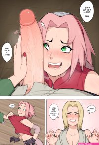 Afrobull Tsunade Sakura comic porn