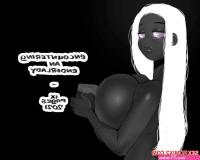 Porn comic Encountering an Enderlady. Chapter 1. Minecraft. Roumgu. Sex comic busty brunette was
