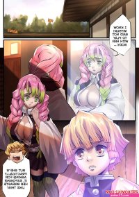 Porn comics ArtofLariz Mitsuri Swapped. Demon Slayer Erotic comic began to caress