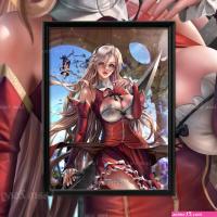 Satellizer Anime Sexy Nude Girl Game Cartoon FreeZing Art-Poster Decoration Picture Home For Living Room Silk Decor Custom
