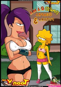 Porn comic SimpsoRama. Chapter 3. The Simpsons Futurama. Croc. Sex comic beauty woke up