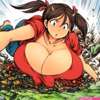 Anime Giantess Huge Boobs